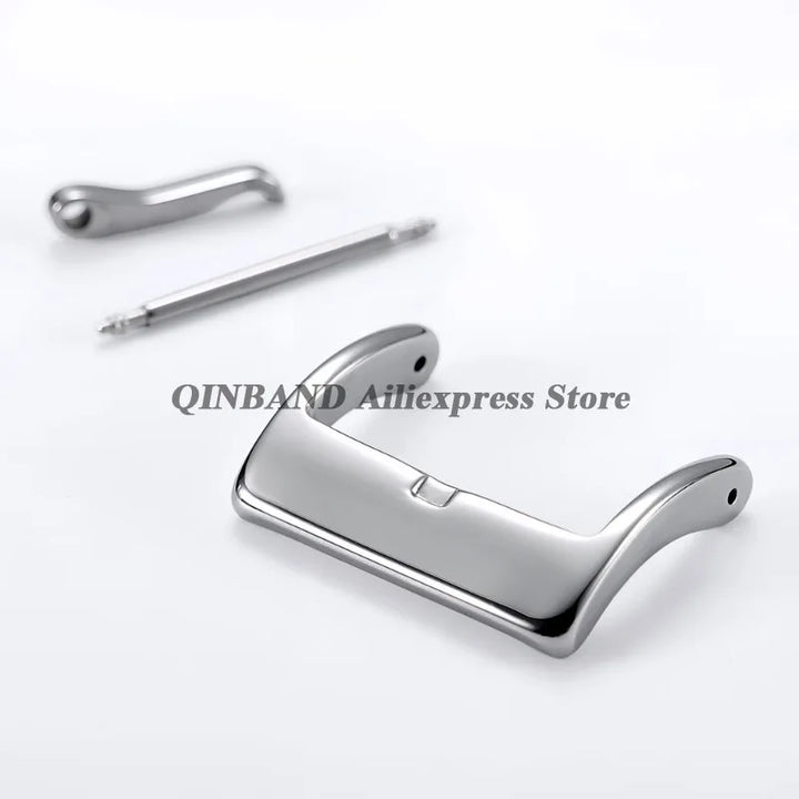 304L Stainless Steel Pin Watch Buckle 16–20mm (Matte/Polished,