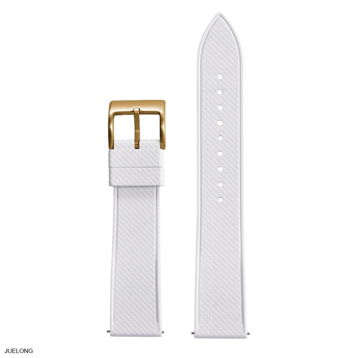 Premium Grade Mosaic FKM Rubber Watch Strap 20mm 22mm Quick Release Watch Bands Diving Waterproof Soft Wristband