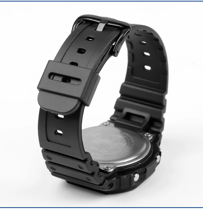 Anti-Allergy Resin Watch Strap with Stainless Steel Buckle for Casio G-Shock DW & GW Serie
