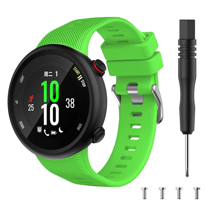 Silicone Replacement Strap for Garmin Forerunner 45/45S & Swim 2