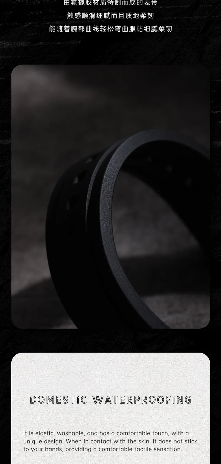 Natural Rubber Watch Band, Quick Release, 20mm 21mm 22mm 24mm, Accessories Watch Strap For LONGINES MIDO TISSOT