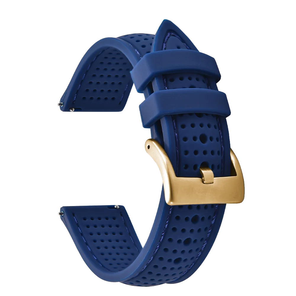NATOBELT Soft Porous Rubber Watch Strap – Quick Release (18-22mm)