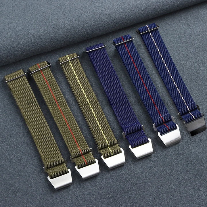 Elastic Nylon Watch Strap 18/20/22mm (Sport Band)