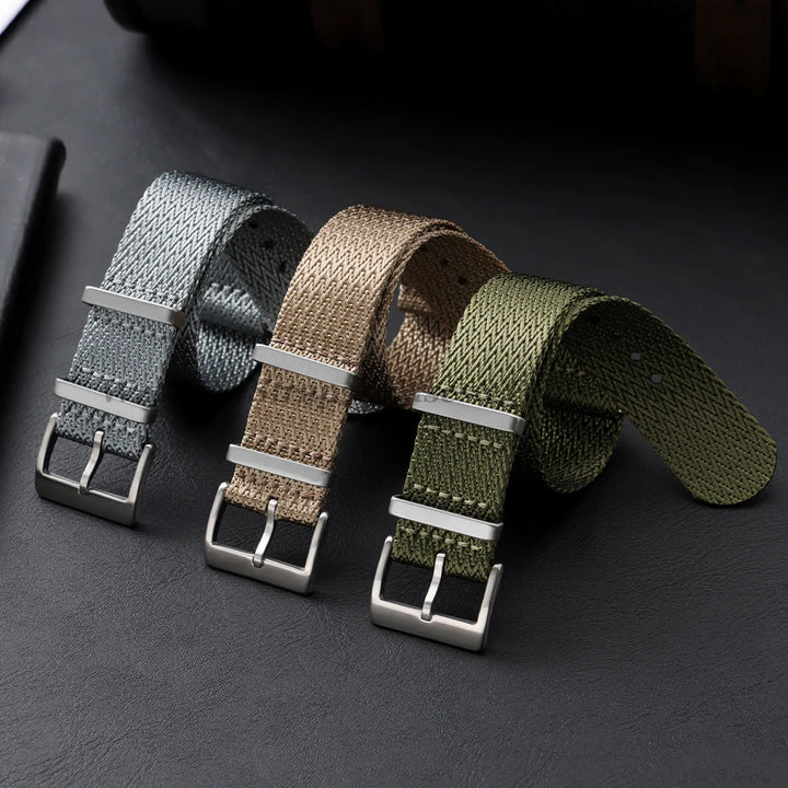 Nylon Military Watch Strap (18–22mm) – Unisex
