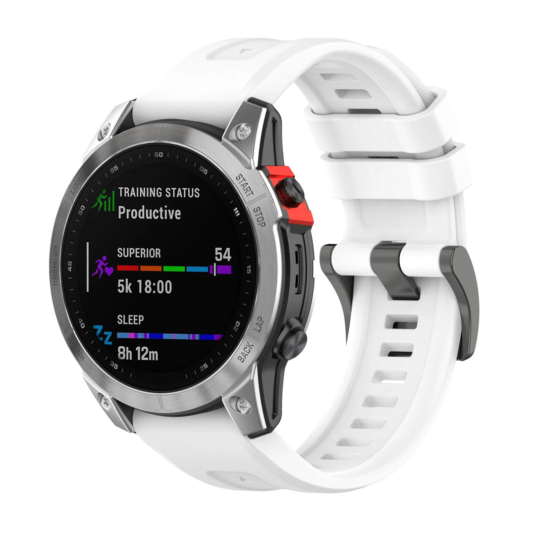 EasyFit Silicone Watch Strap for Garmin Fenix Series (20-26mm)