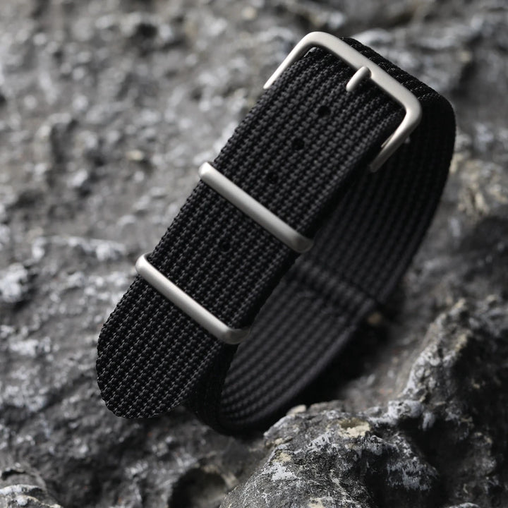Nylon Ribbed Watch Strap 18–22mm