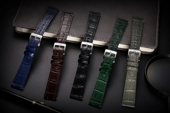 HEMSUT High Quality Genuine Leather Watch Band Quick Release Handmade Cowhide Straps For Men 18MM 20MM 21MM 22MM