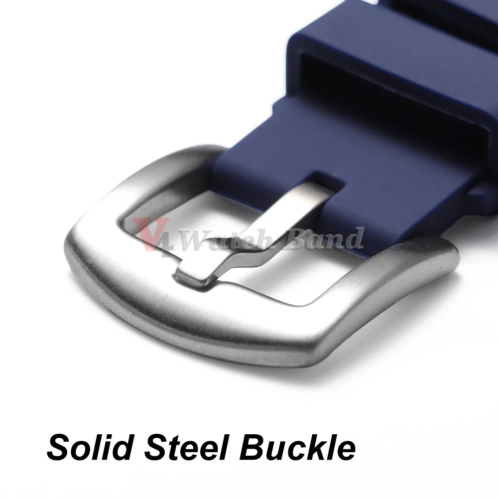 Soft Silicone Watchband 20mm 22mm Sport Waterproof Smartwatch Bracelet for Richard Mille Diving Rubber Watch Strap Accessories