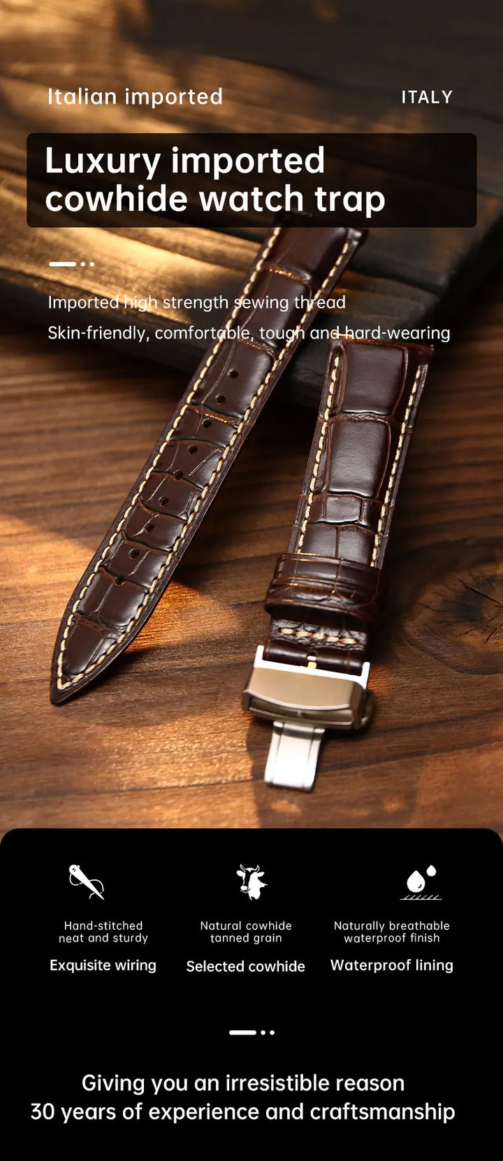 Maikes Longines Leather Watch Strap 20mm 21mm 22mm Accessories Watchbands Braceletes For Fossil Hamilton Watch Band