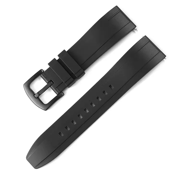 Silicone Rubber Watch Band 20–26mm (Quick Release, Waterproof)