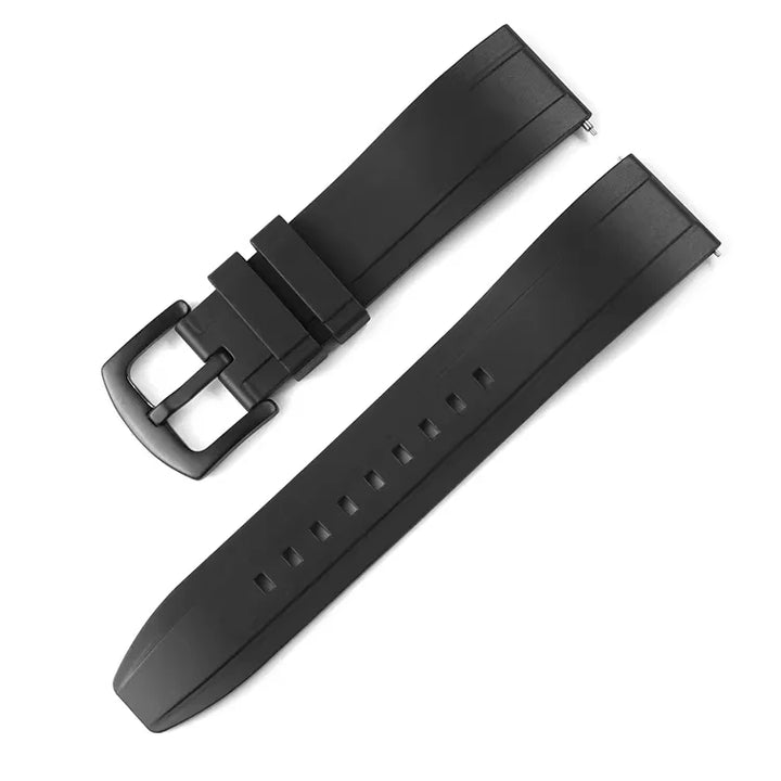 Silicone Rubber Watch Band 20–26mm (Quick Release, Waterproof)