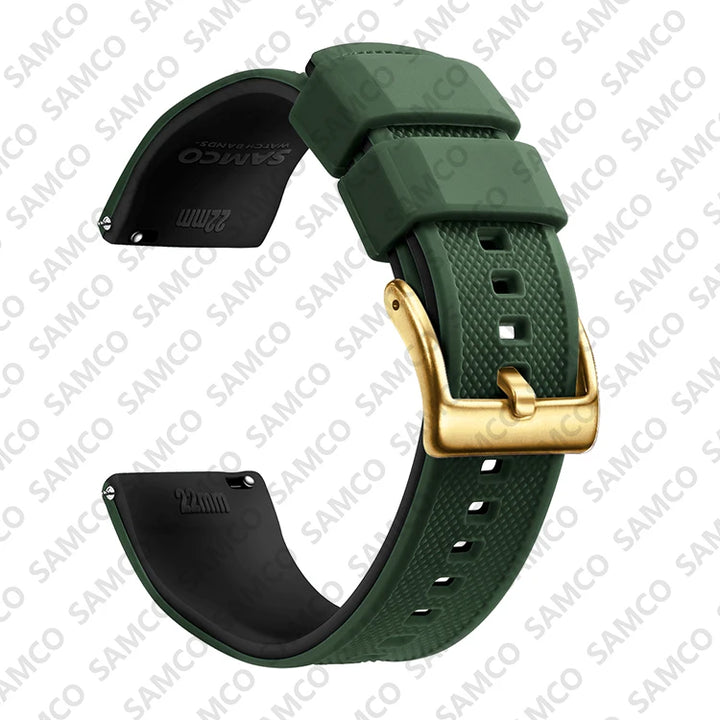 Premium Silicone Quick-Release Watch Band 18/20/22mm
