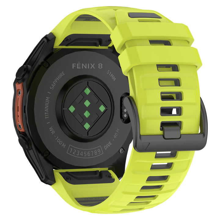 QuickFit Silicone Strap for Garmin Fenix & Epix (22-26mm)