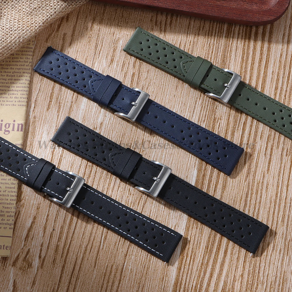 Sailcloth Nylon Watch Strap – 18-22mm