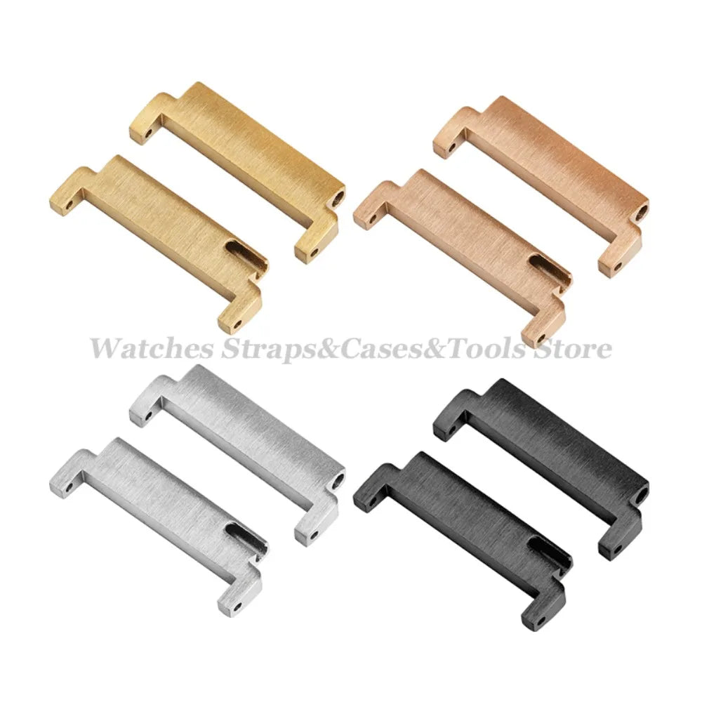 2pcs Quick Release Watch Strap Adapters 18–22mm