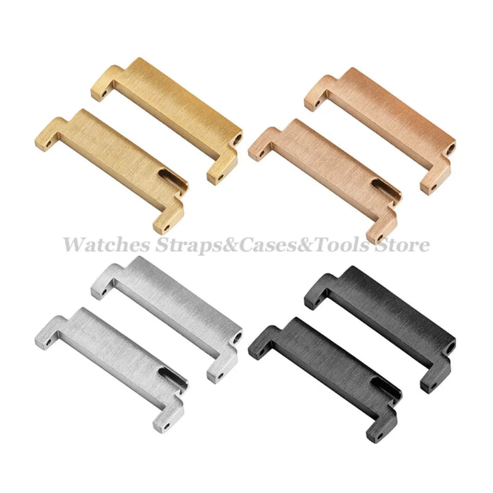 2pcs Quick Release Watch Strap Adapters 18–22mm