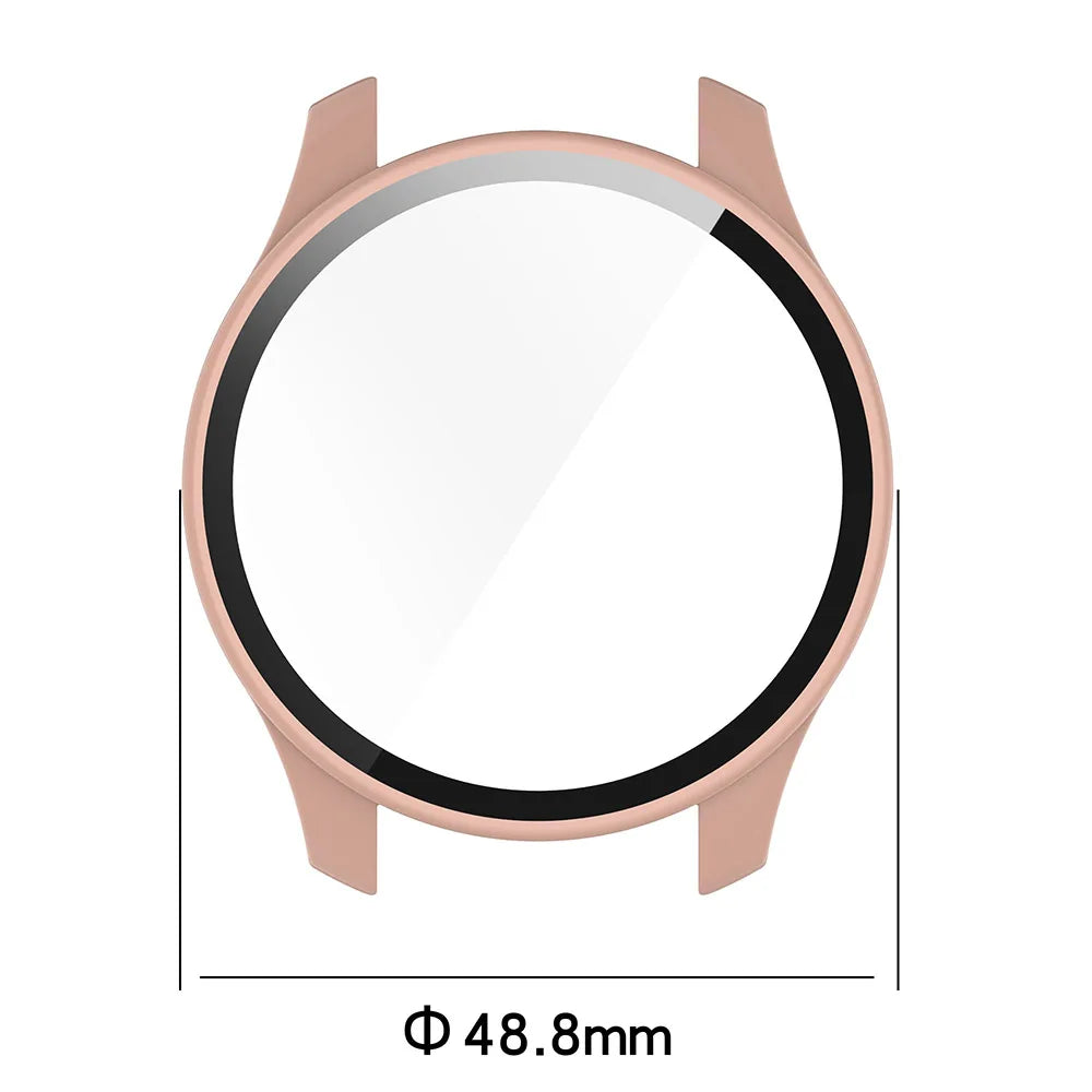 PC+Tempered Glass Protective Case for Vivo Watch 2