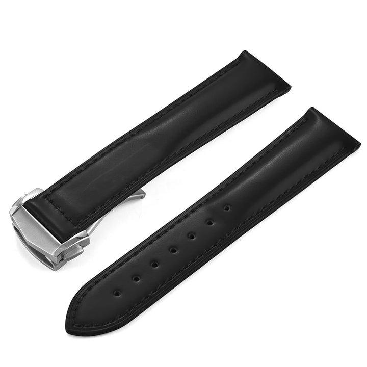 NATOBELT 19–22mm Quick Release Smooth Watch Strap – Folding Buckle for Omega, MoonSwatch & Seiko