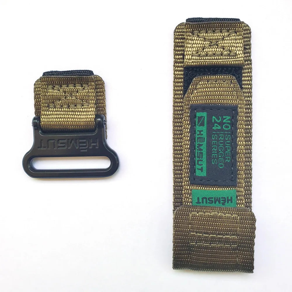 HEMSUT Nylon Military Watch Strap – 20/22mm Quick-Release for Citizen