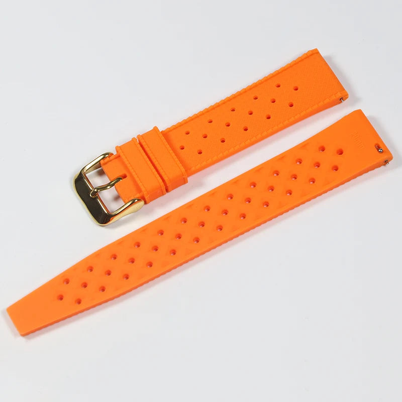 Tropical Rubber Quick-Release Watch Strap – 18–22mm