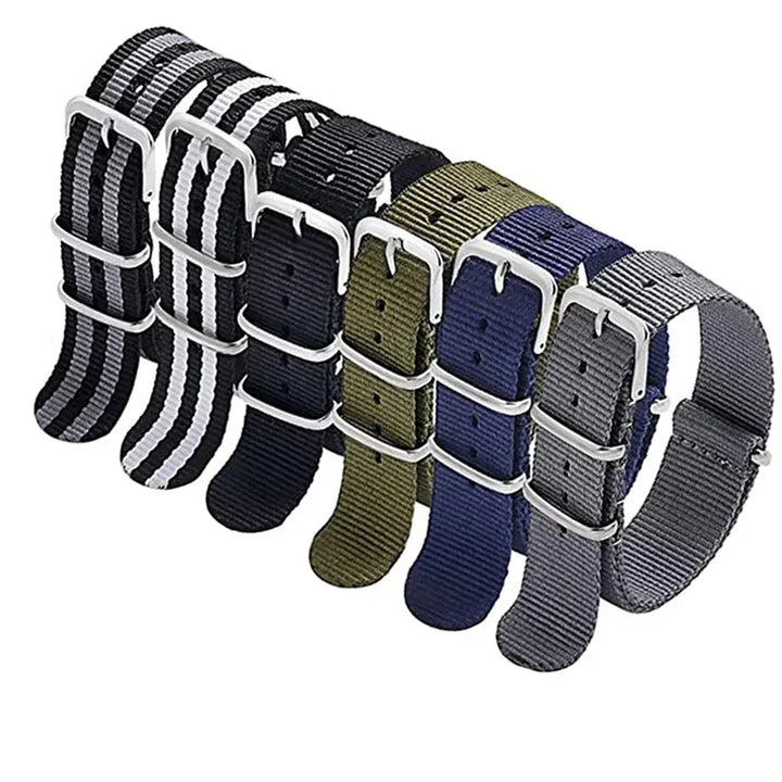 Waterproof Nylon Watch Strap (16-22mm)