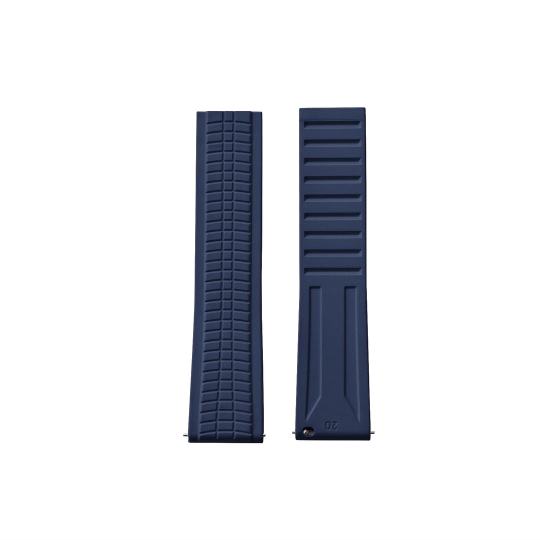 NATOBELT CTS FKM Rubber Watch Strap – 20–24mm Quick Release Butterfly Buckle for Patek Philippe