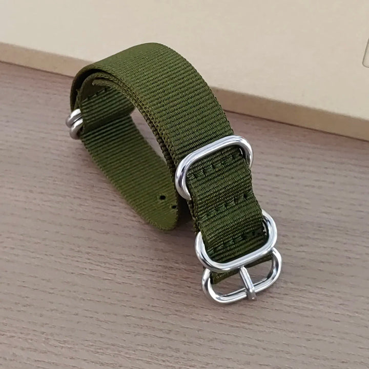 Nylon Military Watch Band 18–24mm