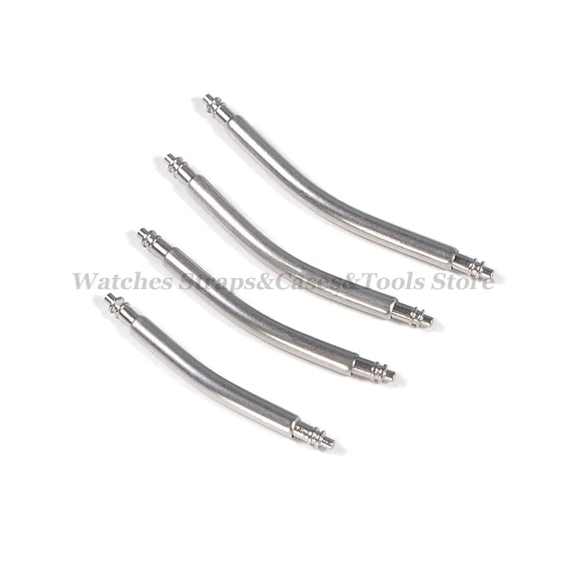 Curved Spring Bars – 316L Stainless Steel, 18–24mm (1.5–1.8mm)