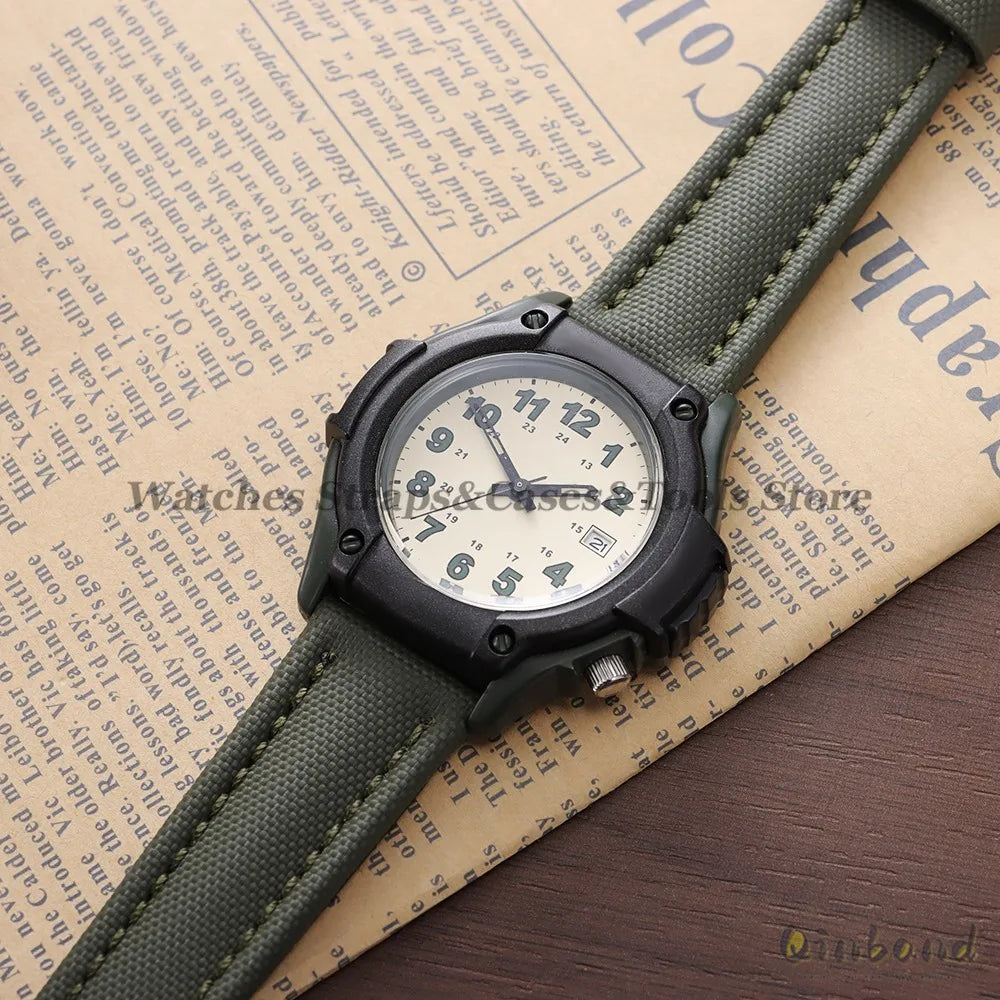 Sailcloth Nylon Watch Strap 18–22mm (Butterfly Buckle)