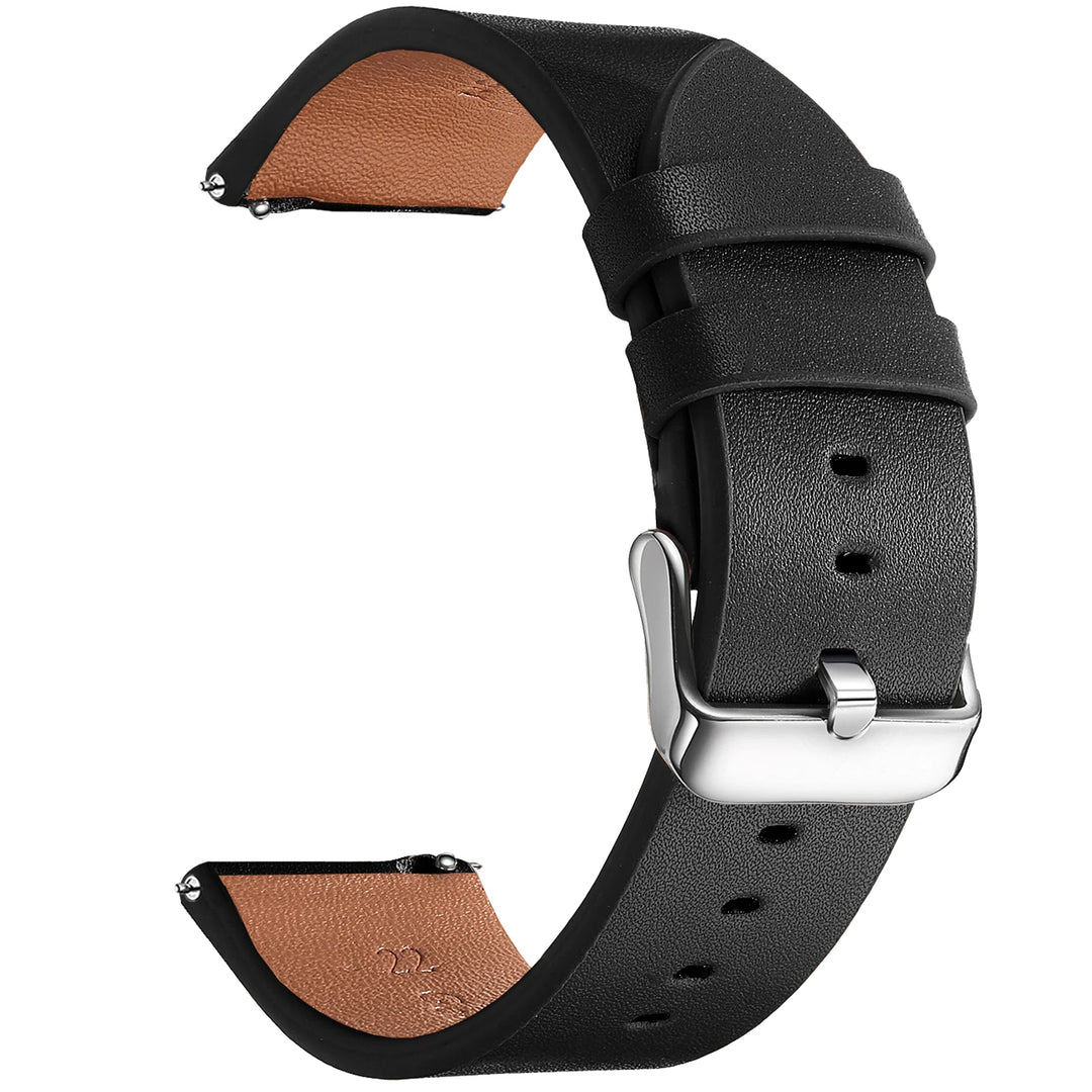 Leopard Print Leather Watch Band 20/22mm (Quick Release)