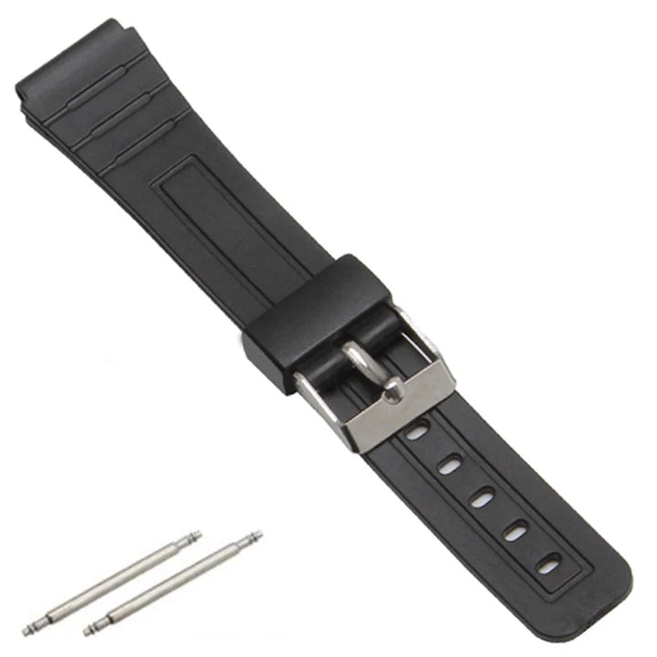 Silicone Rubber Watch Bands (16mm/18mm/20mm) for Sports Watches