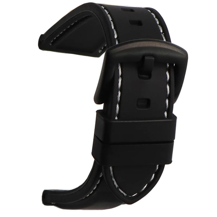 Waterproof Silicone Rubber Watch Strap (20-26mm)