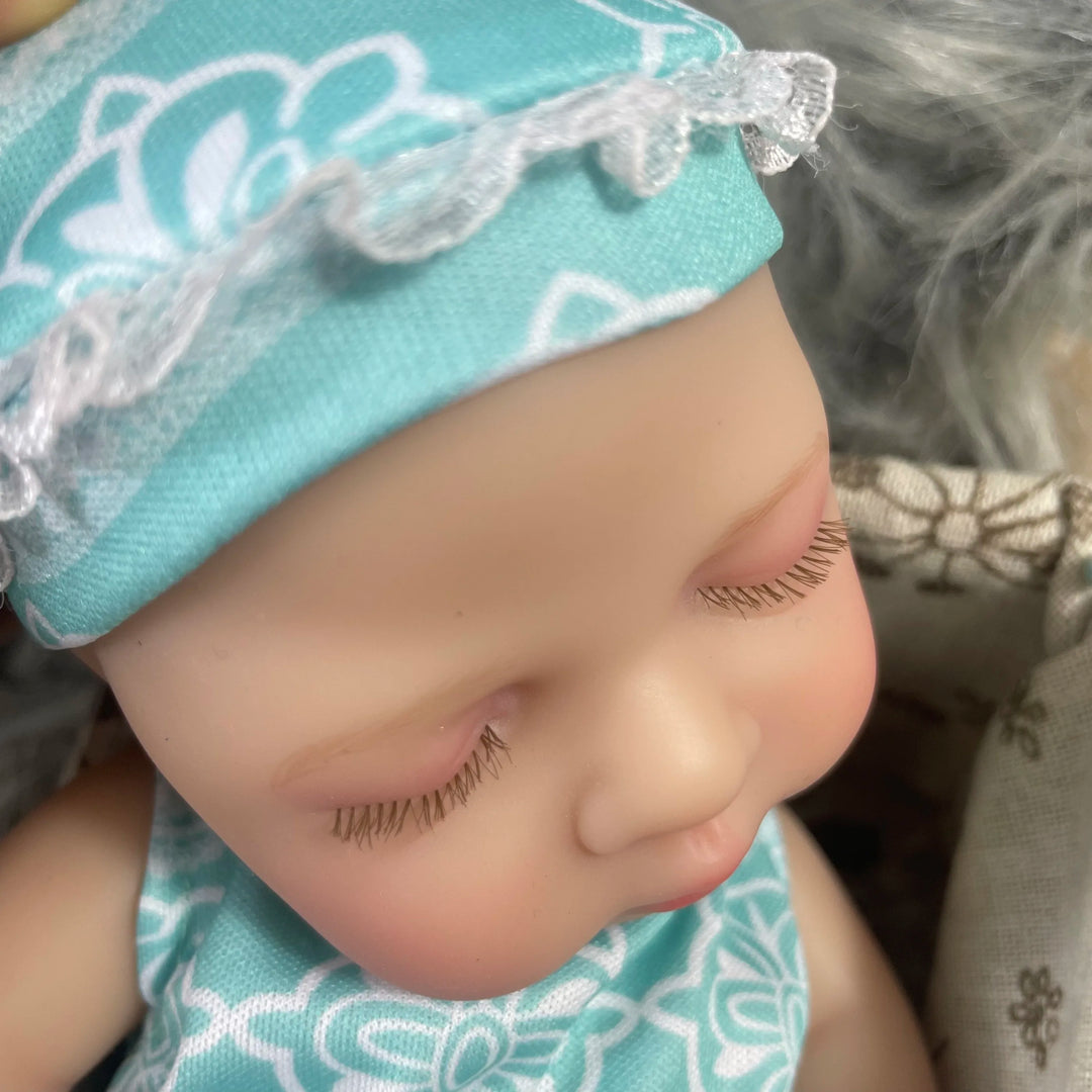 12″ Luna Full Silicone Reborn Baby Doll – Lifelike, Flexible & Washable Soft Body