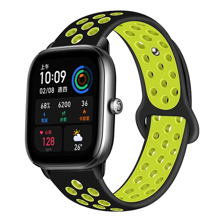 20mm/22mm Silicone band For Amazfit GTS 4/3/2/2e/2 4 Mini GTR 4/2/3 Pro/47mm/stratos 3 Watch Bracelet correa Amazfit bip 6 strap