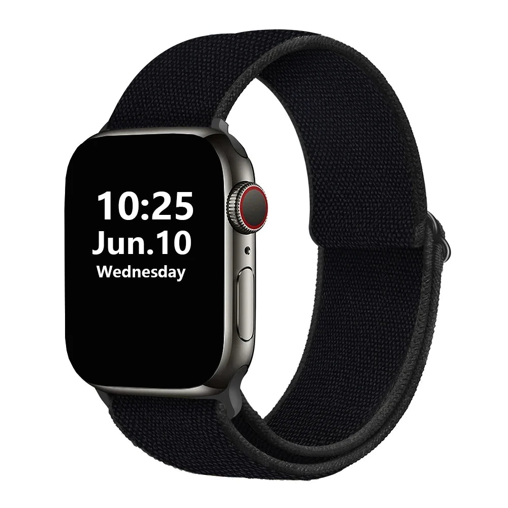 Stretchy Double-Layer Loop Apple Watch Band 38–45mm for Series 1–8