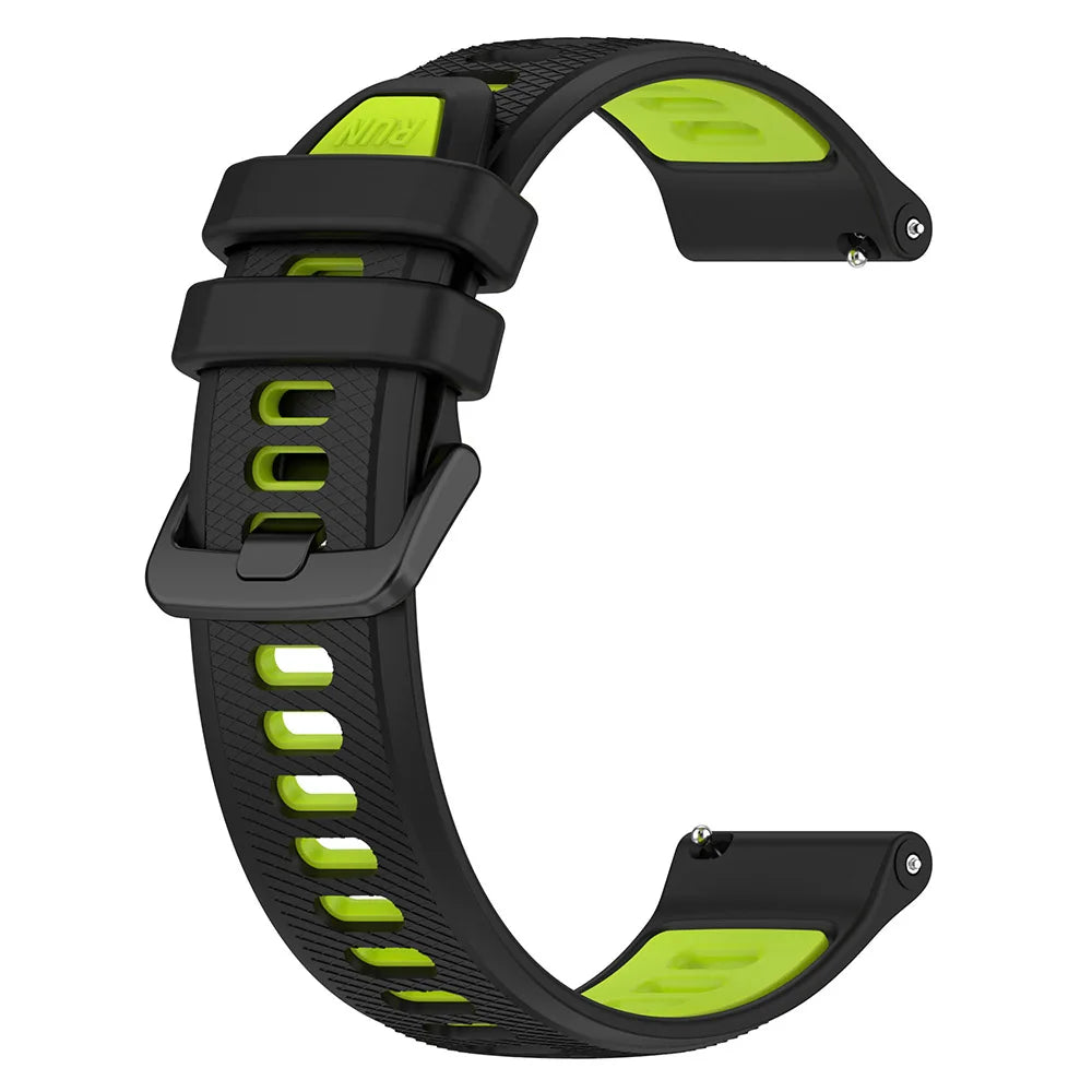 Silicone Strap for Garmin Forerunner 165/245/255/265 & Huawei Watch GT4/GT5 – 18/20/22mm