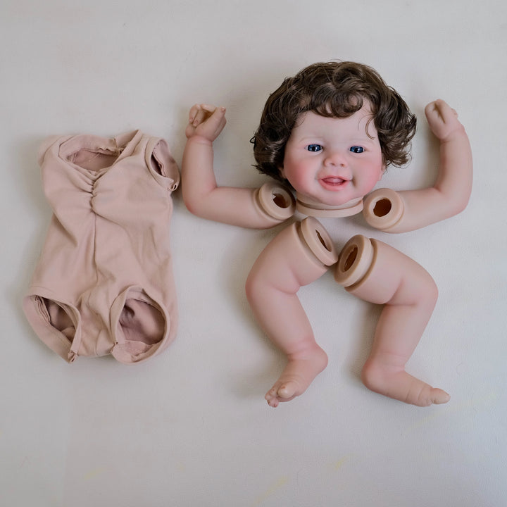 NPK 19″ Vivienne Lifelike Reborn Doll Kit — Painted & Cloth Body