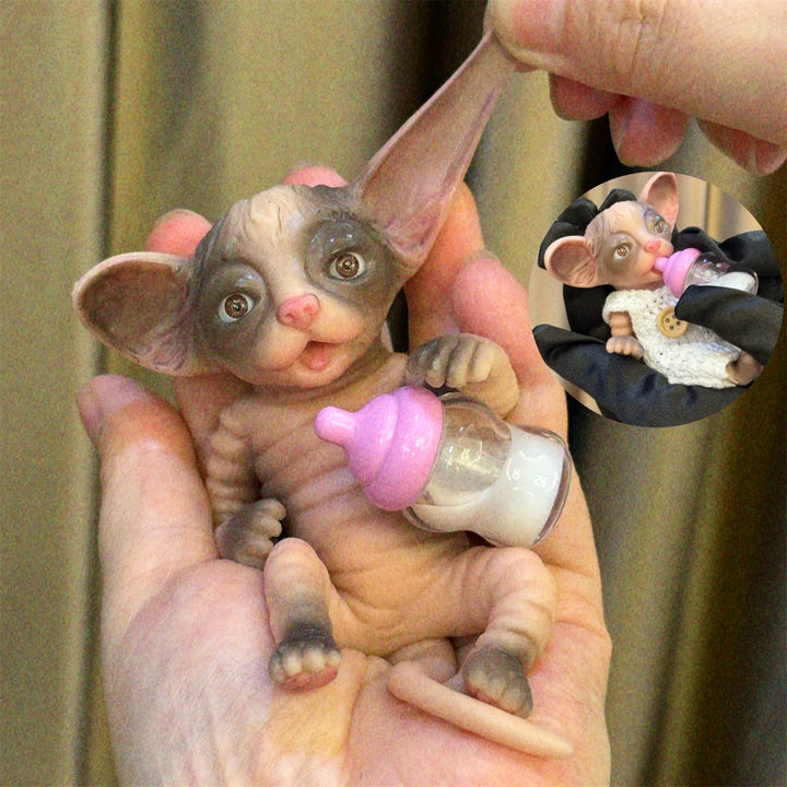 10–11 cm Mini Silicone Tiger Reborn Doll