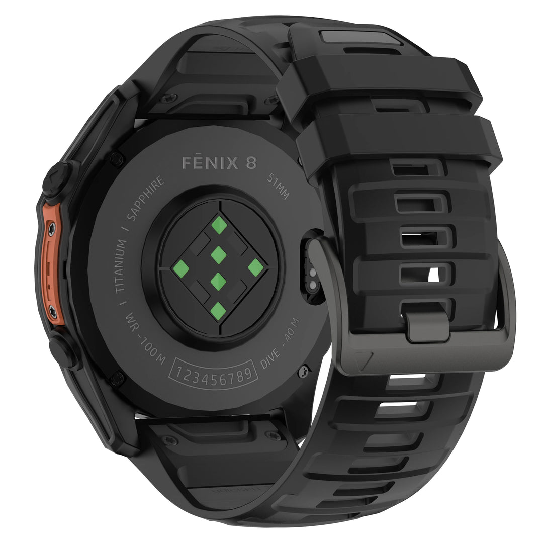 QuickFit Silicone Strap for Garmin Fenix & Epix (22-26mm)