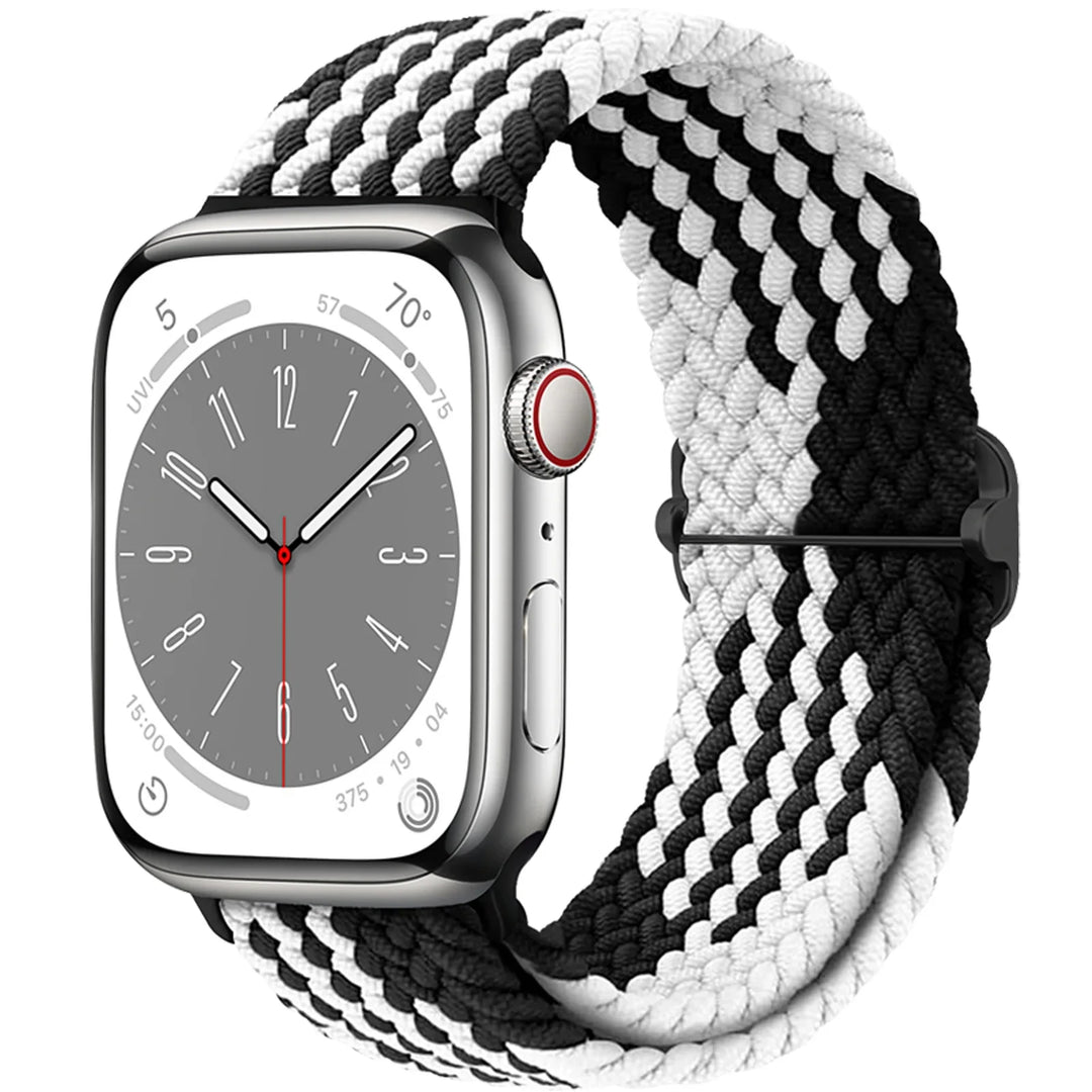 Strap for Apple Watch band 44mm 45mm 49mm 42mm 40 41 46mm Elastic Braided Solo bracelet correa Series 9 10 11 8 7 6 5 SE Ultra 3
