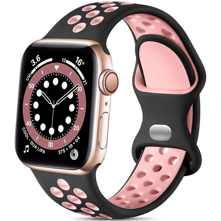 Silicone Apple Watch Band – Multi‑Size (38–49mm)