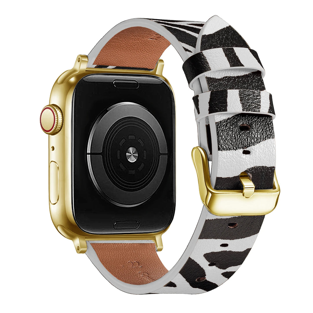 Leopard Print Apple Watch Band (38–49mm)