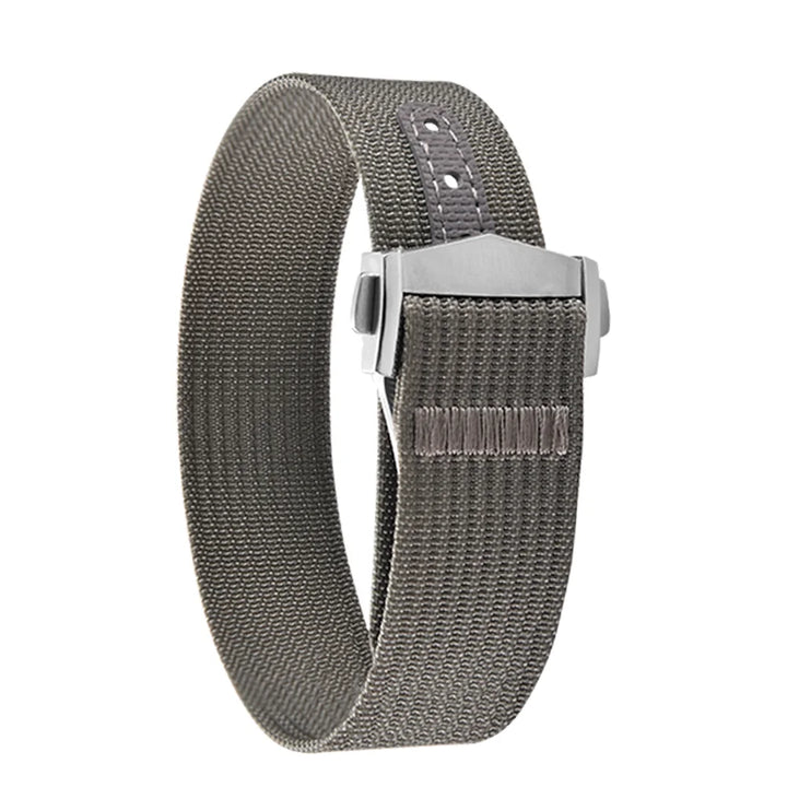 JUELONG 18mm 20mm 22mm Sailcloth Watch Strap Canvas Rubber Hole Sport Waterproof Folding Buckle Watchband For Omega Swatch Moon