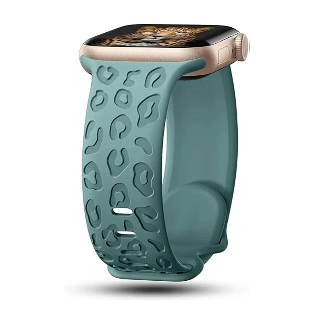 Straps For Apple Watch Band 45mm 44mm 46mm 42mm 41mm 40mm 49mm Engraved correa bracelet iwatch series 11 10 9 8 7 SE 6 5 Ultra 3