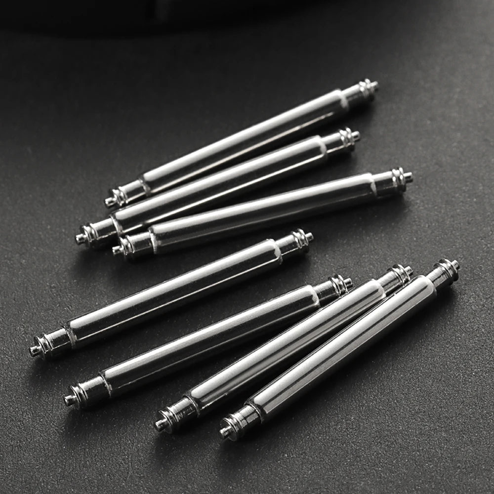 20pcs Watch Band Spring Pins 16–24mm (1.5–2.5mm Stainless Steel)