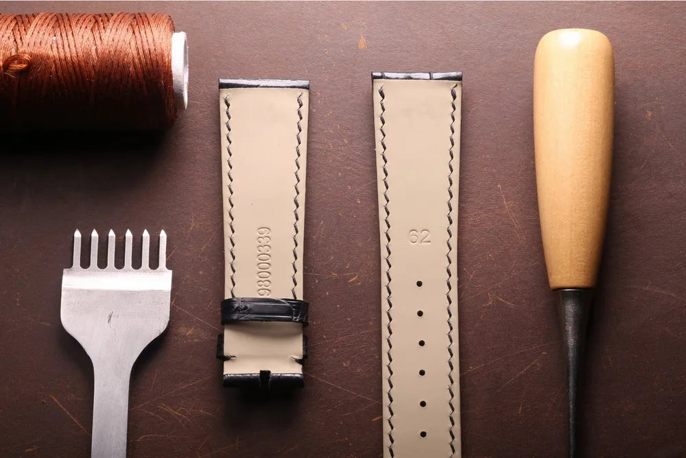 Alligator Leather Watch Bands For OMEGA Wrist Straps  HandMade Crocodile Bracelet  Replacement 19mm 20mm 21mm