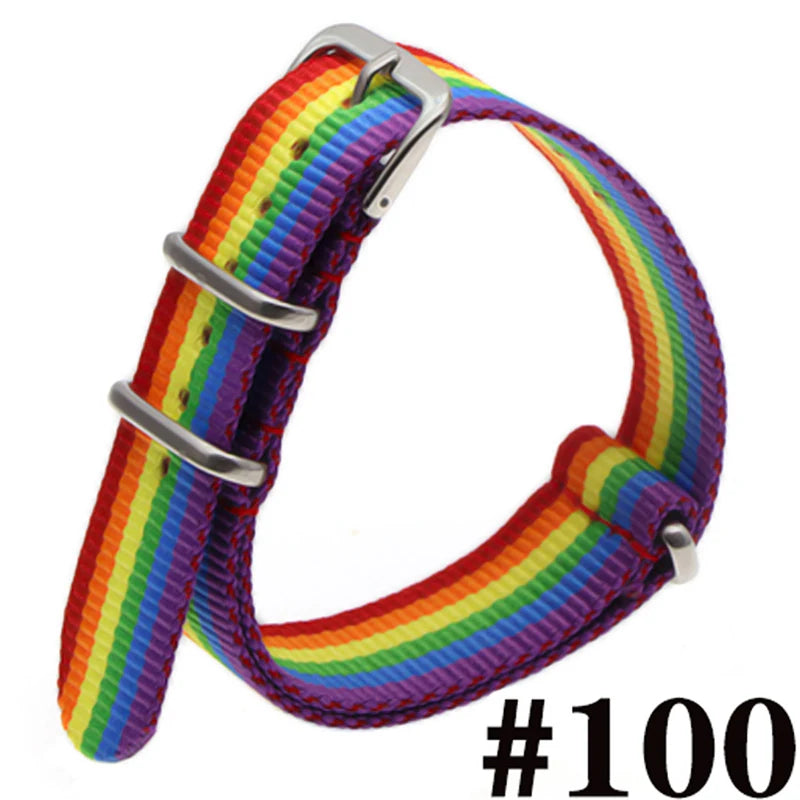 Waterproof Nylon Watch Strap (16-22mm)