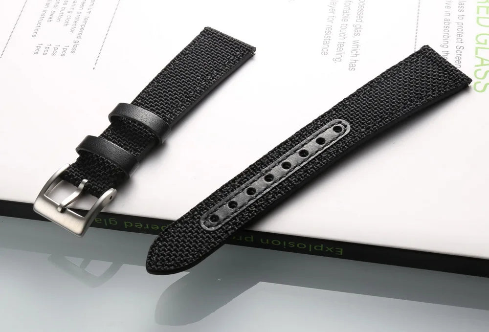HEMSUT Ballistic Nylon Quick-Release Watch Strap (18-22mm)