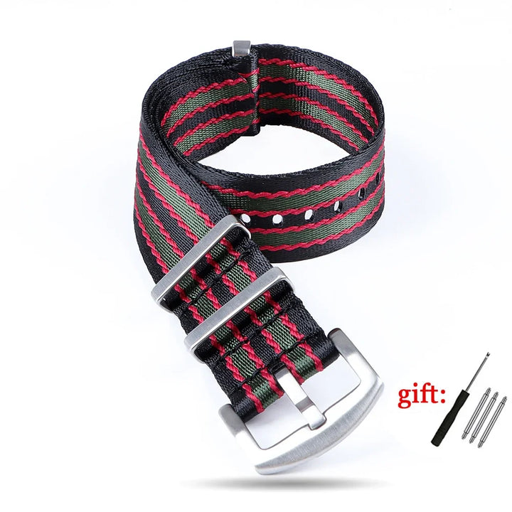 Nylon Military Watch Strap 18/20/22mm (Sport Band)
