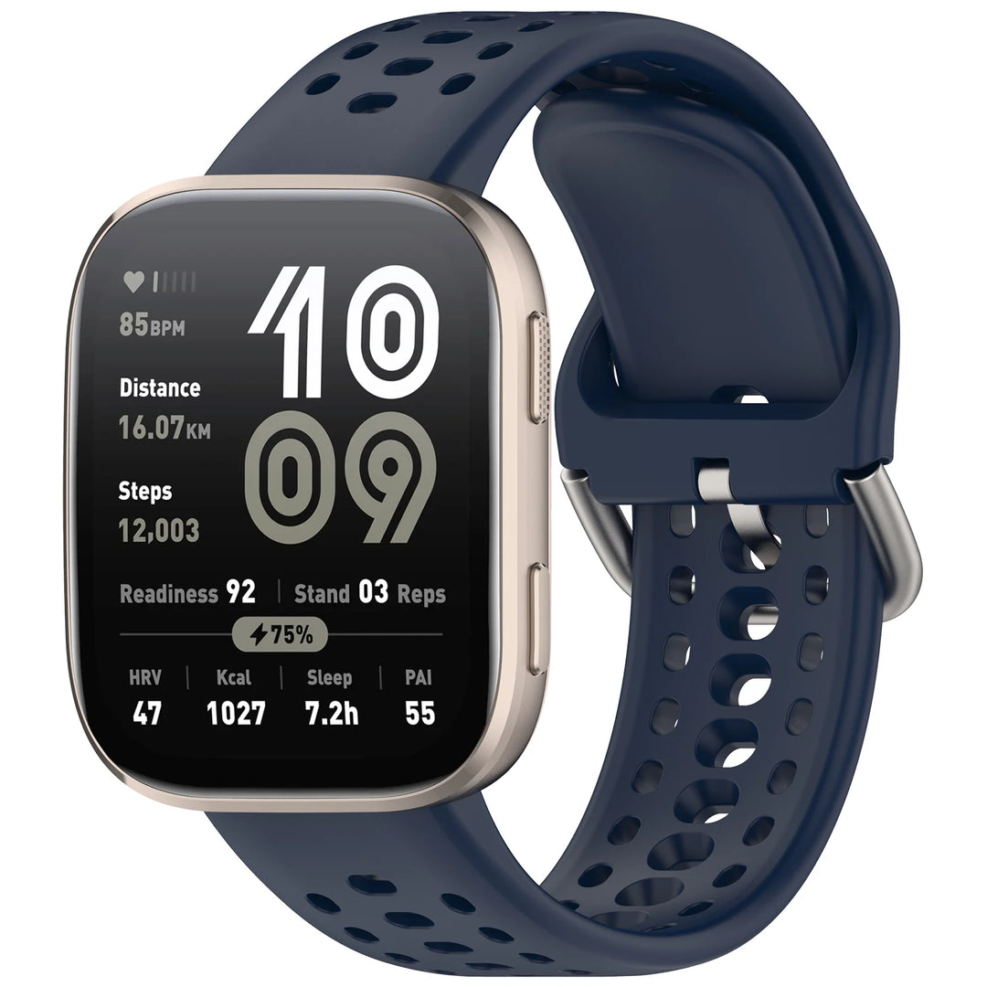 Silicone Strap with Protective Case for Amazfit Bip 6